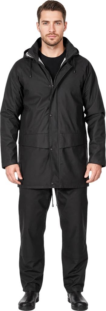 Reis Kplpub Ensemble pluie PVC noir taille XXL