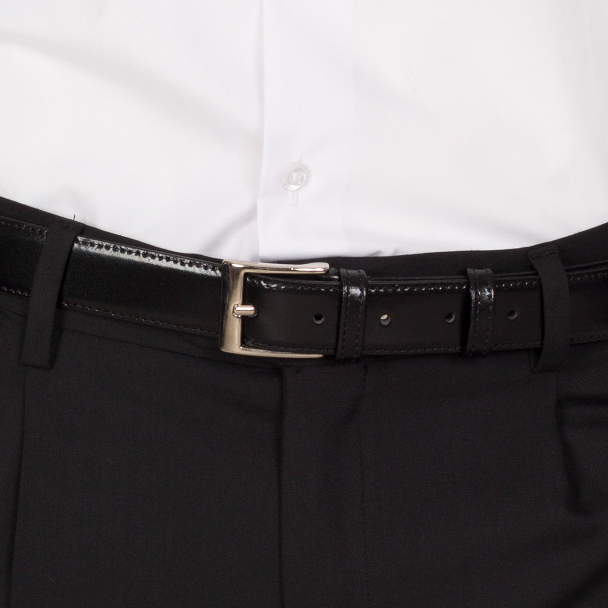 Gary's Add-Ons ceinture cuir synthétique noir 90 cm uniforme