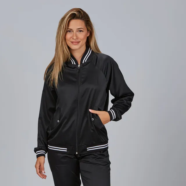 Gary's Girasol bomber femme noir zip central polyester
