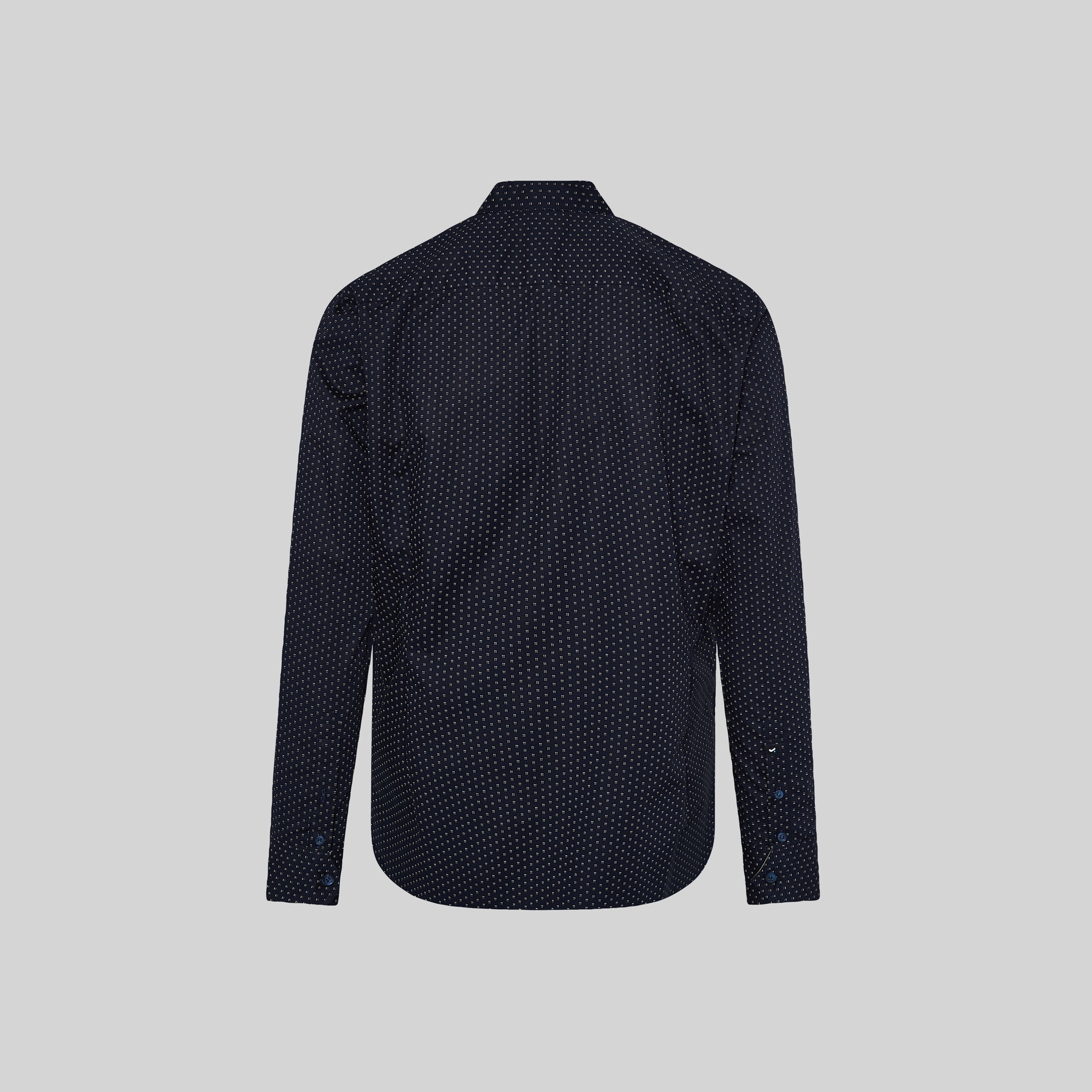 Gary's Orazio 260027 Chemise slim marine pois coton