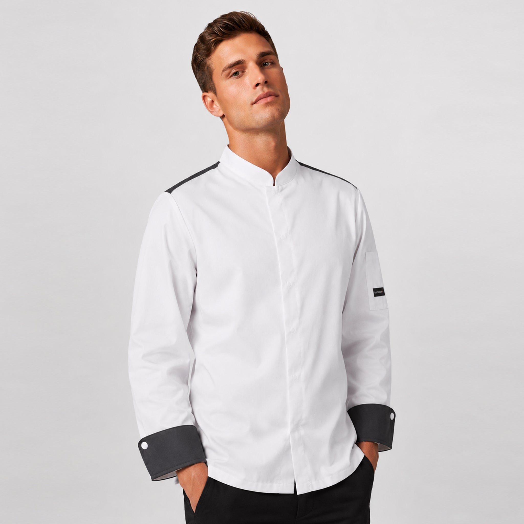 GARY'S Chef Jackets Helios veste cuisine noire
