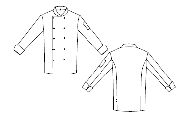 GARY'S Children veste chef enfant orange 4