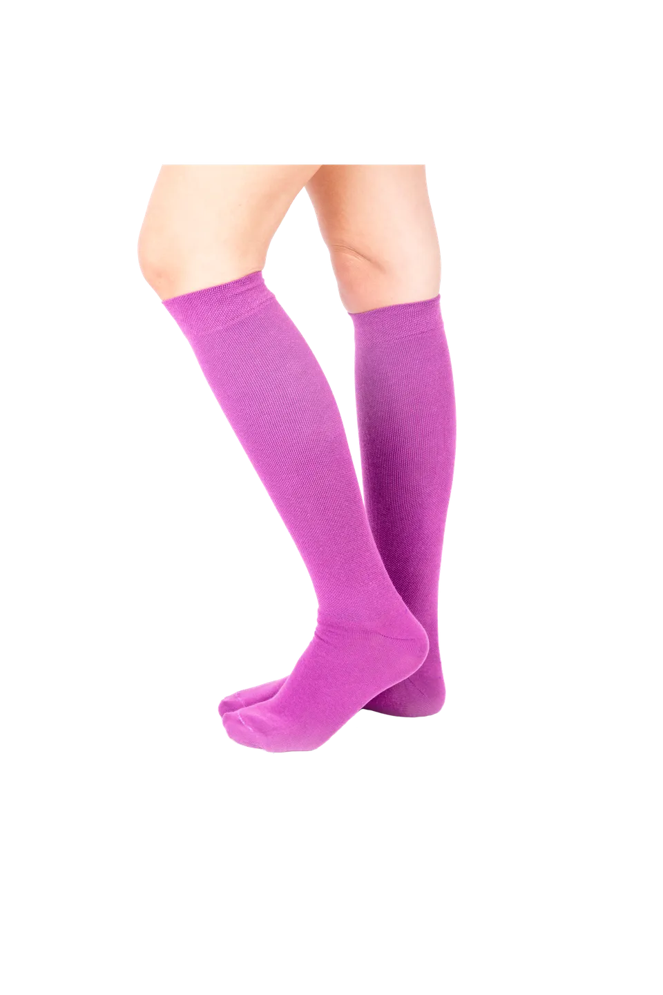 Enfermania Ropa chaussettes compression lisses bleues