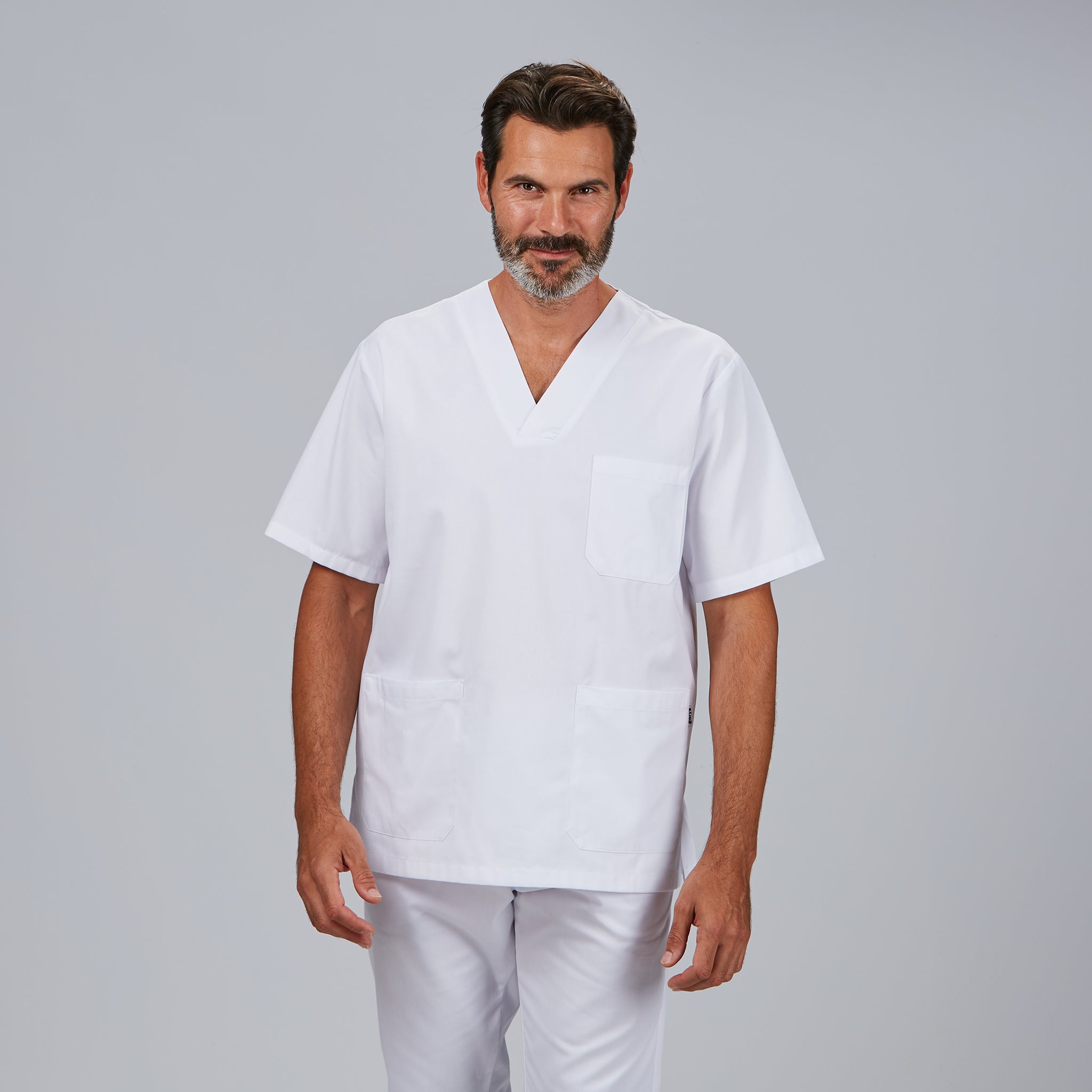 GARY'S Sets tenue médicale blanche col V 671101