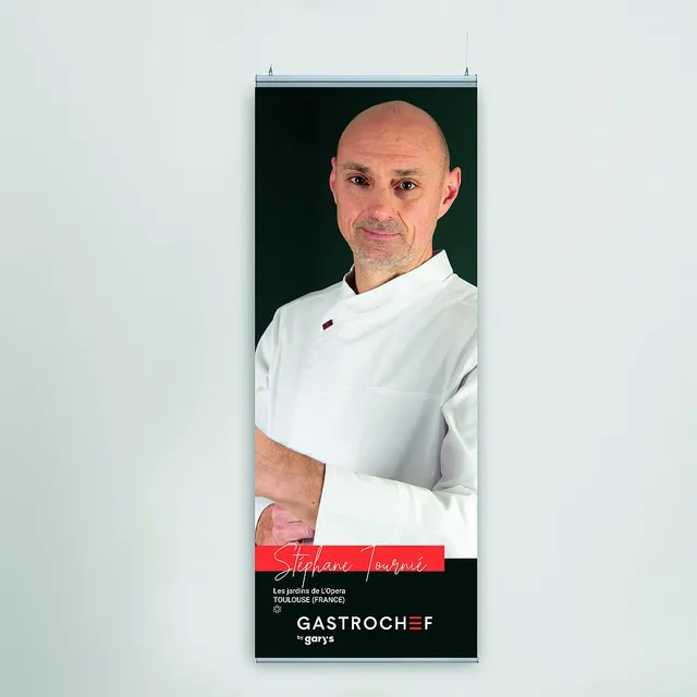 Gary's Lona Stéphane Tournié bâche publicitaire couleur