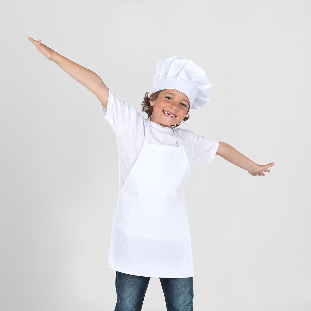 GARY'S Bib White tablier enfant blanc