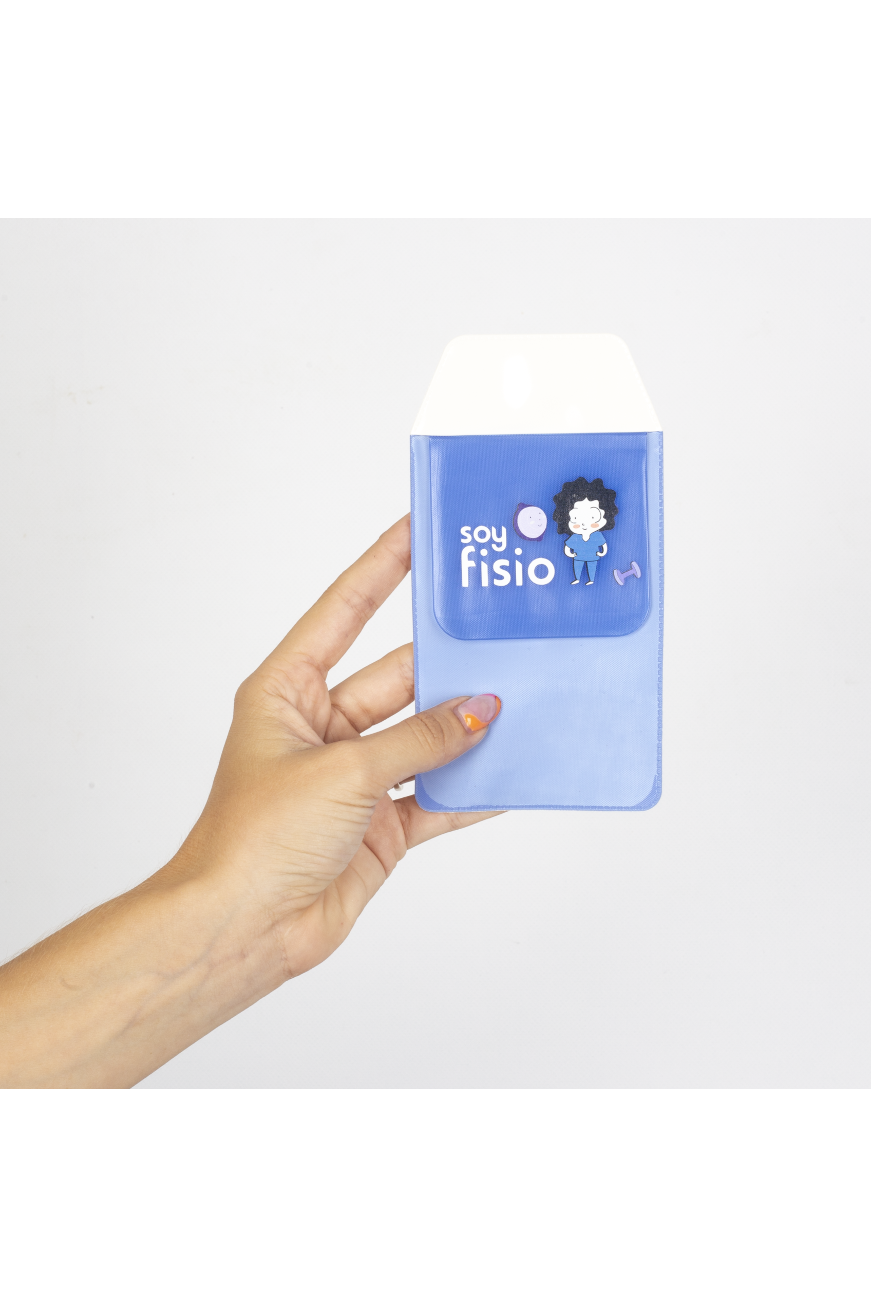 Enfermania protège-poche porte-stylos bleu plastique 15,7 cm