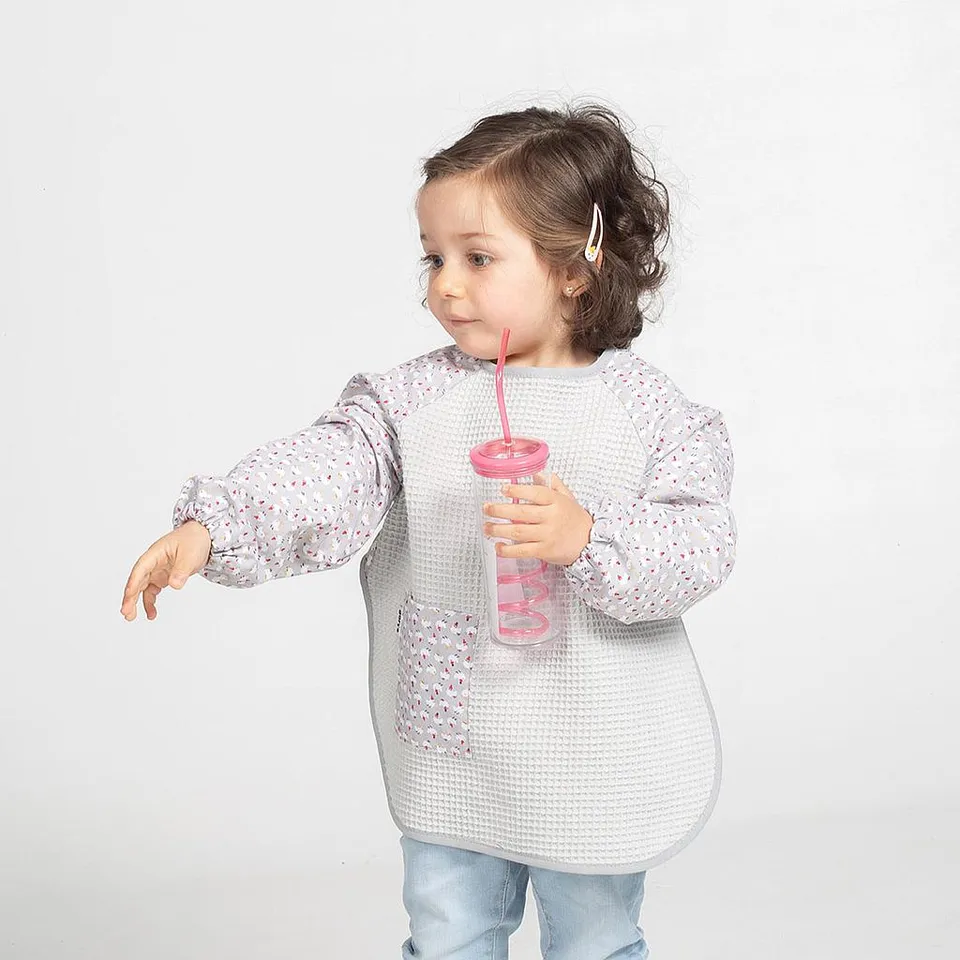 Gary's Polluelo Tablier Enfant Gris Perla Coton