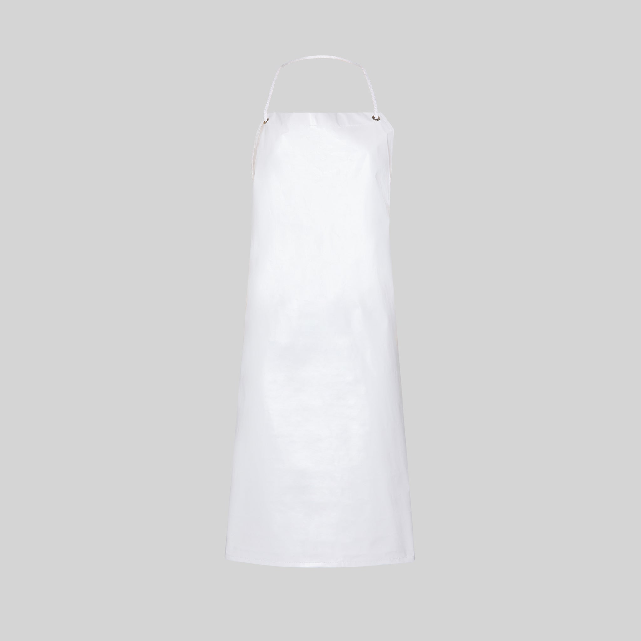 Gary's Aprons tablier bavette PVC blanc 90x70 cm