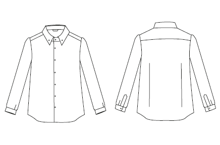 GARY'S Marco chemise homme slim Vichy carreaux bleu / aubergine