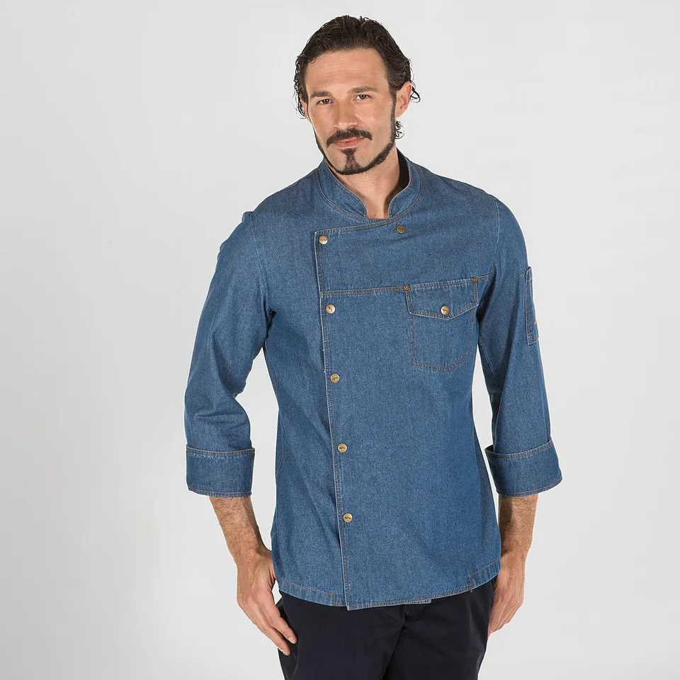 GARY'S Casal veste cuisine unisexe tejano grueso