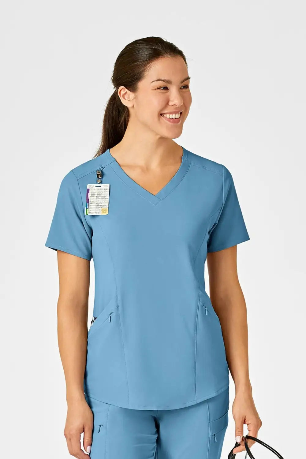 Aelin EMMA Renew tunique médicale femme bleu 4 poches