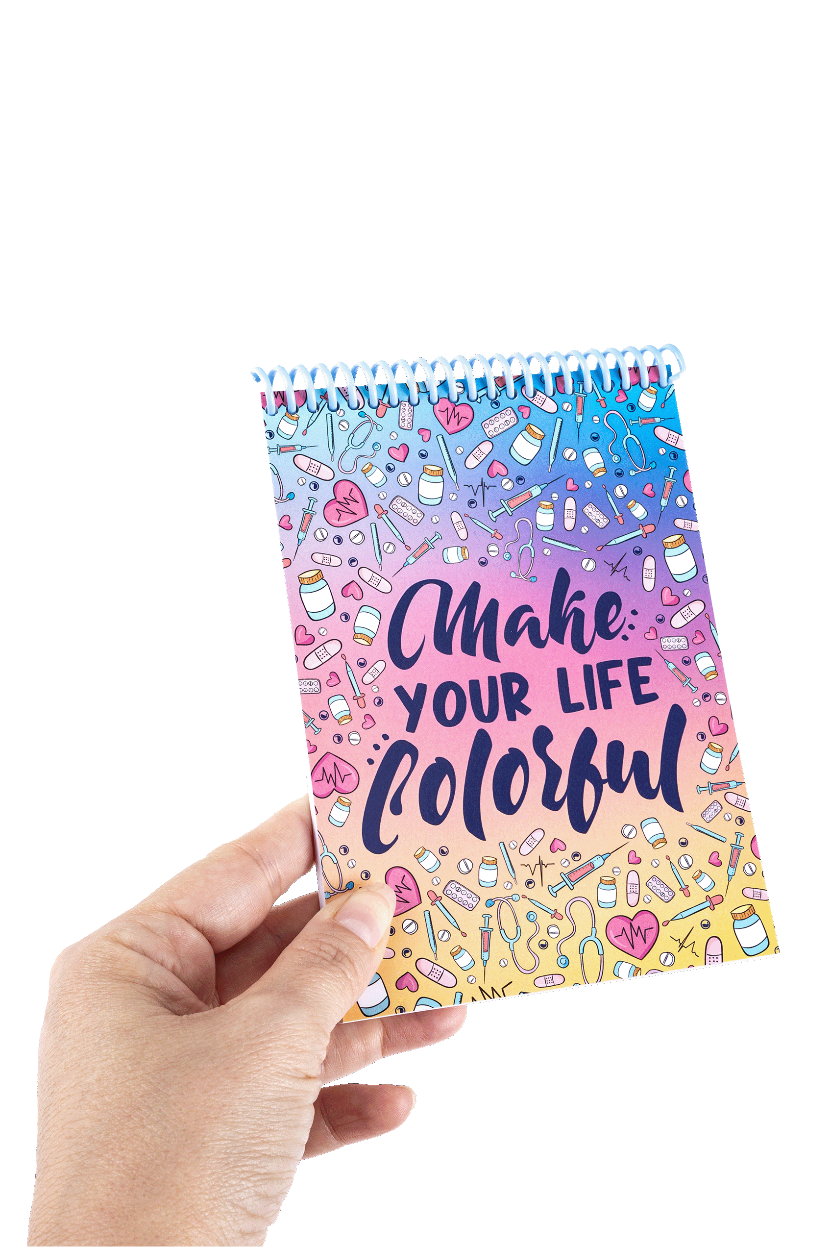 Enfermania Papelería Carnet A6 Colorful poche 50 pages