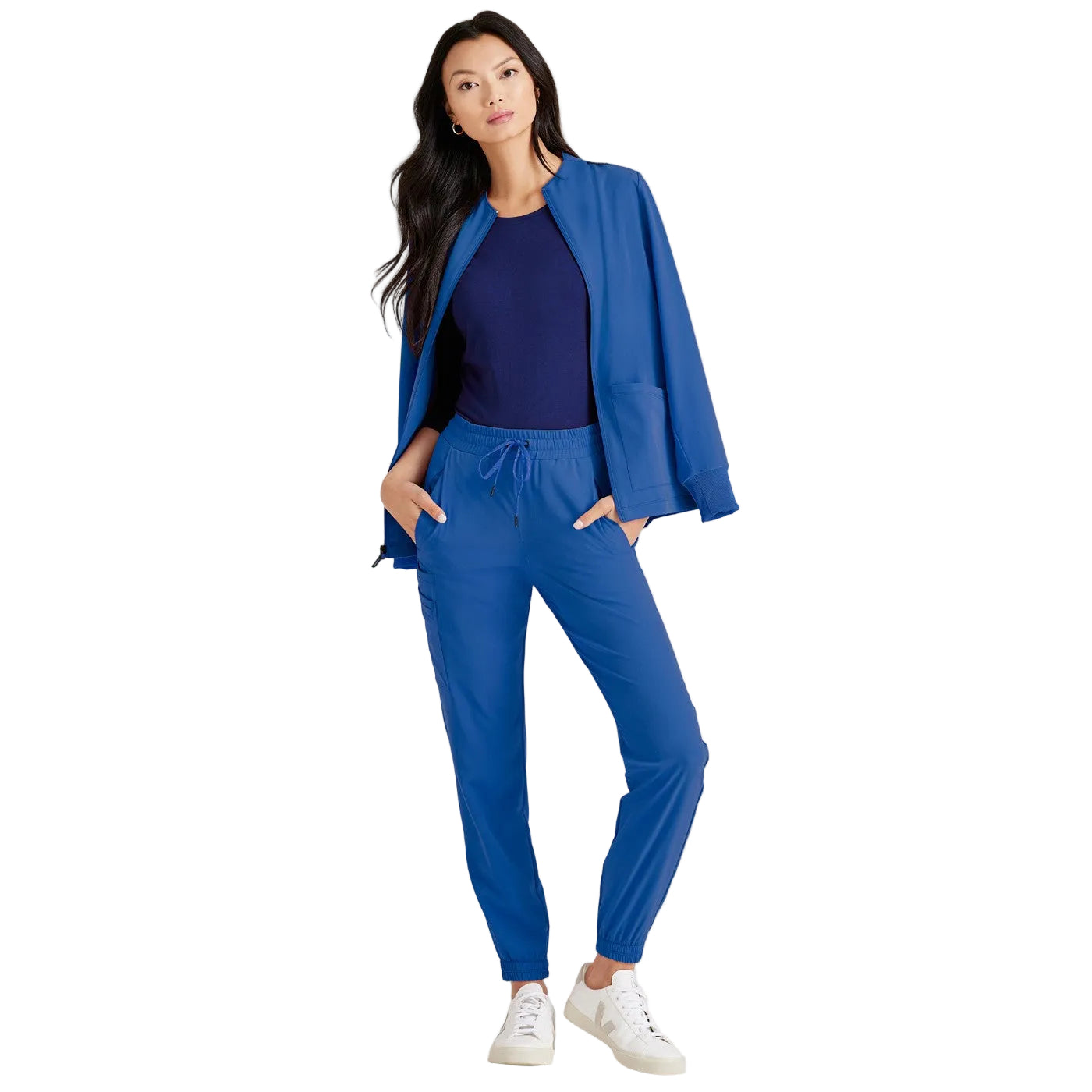 Grey's Anatomy jogger pantalon médical 6 poches bleu royal