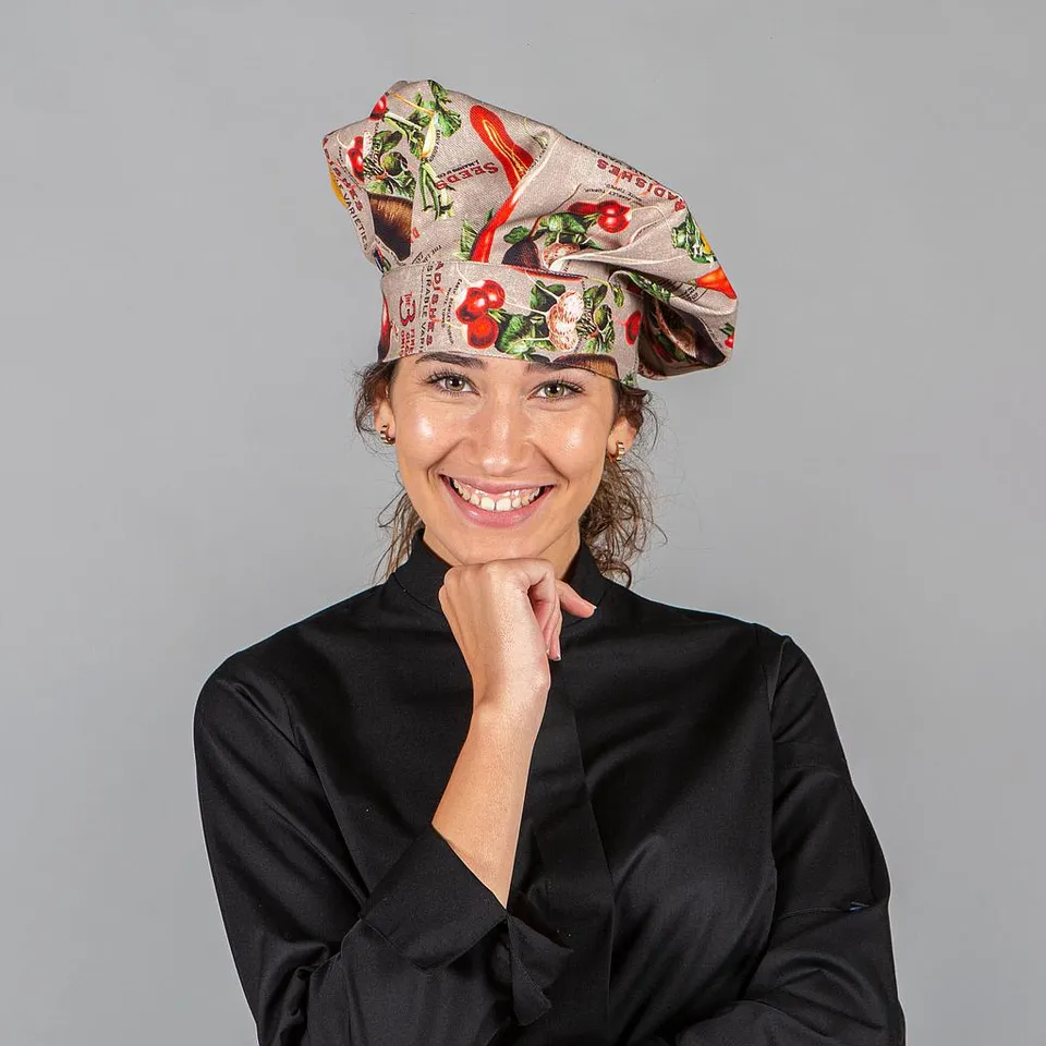 GARY'S Caps chapeau cuisinier coton camouflage taille unique
