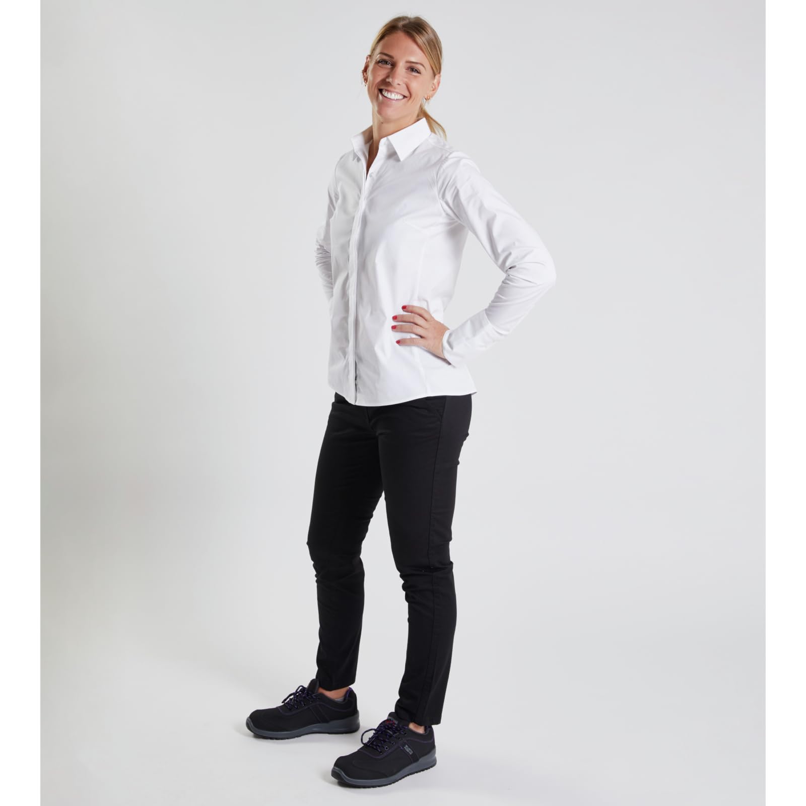 Würth MODYF Office chemise femme stretch blanc L manches longues