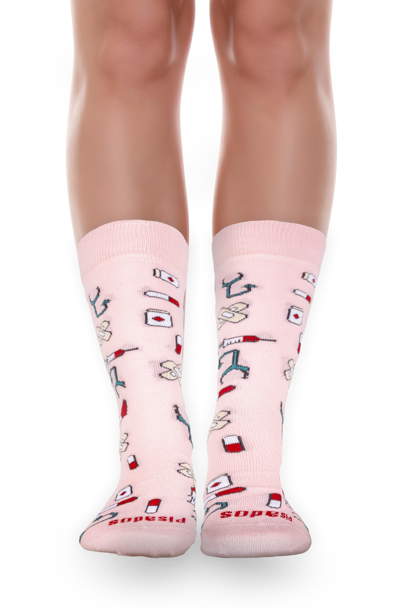 Enfermania Healthy Tools chaussettes médicales roses 36-40