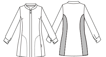 GARY'S Blouses blouse médicale blanche Silvia femme
