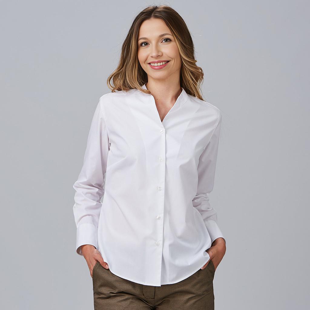 Gary's Rachele chemise travail femme noire stretch coton