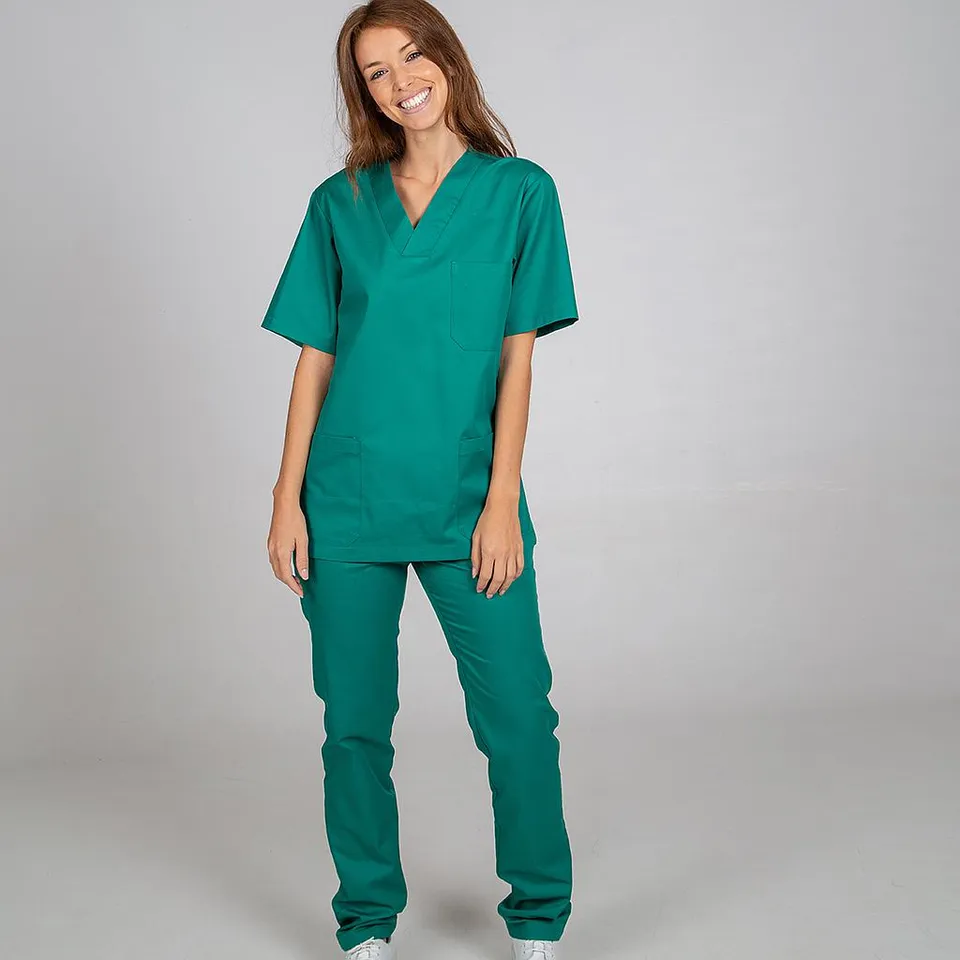 GARY'S Sets ensemble blouse pantalon Azulina tenue médicale twill
