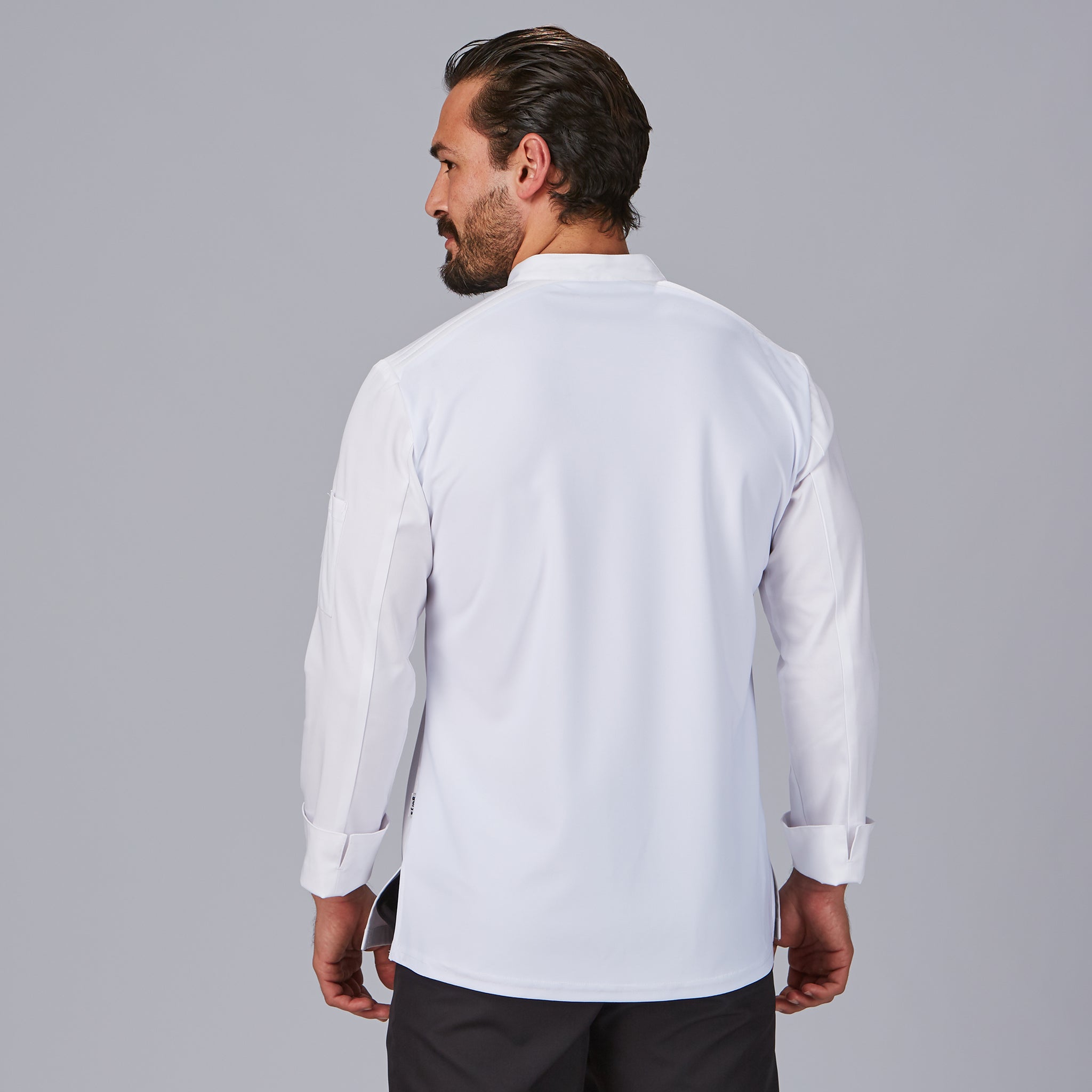 GARY'S Bastos veste de cuisine homme noir stretch