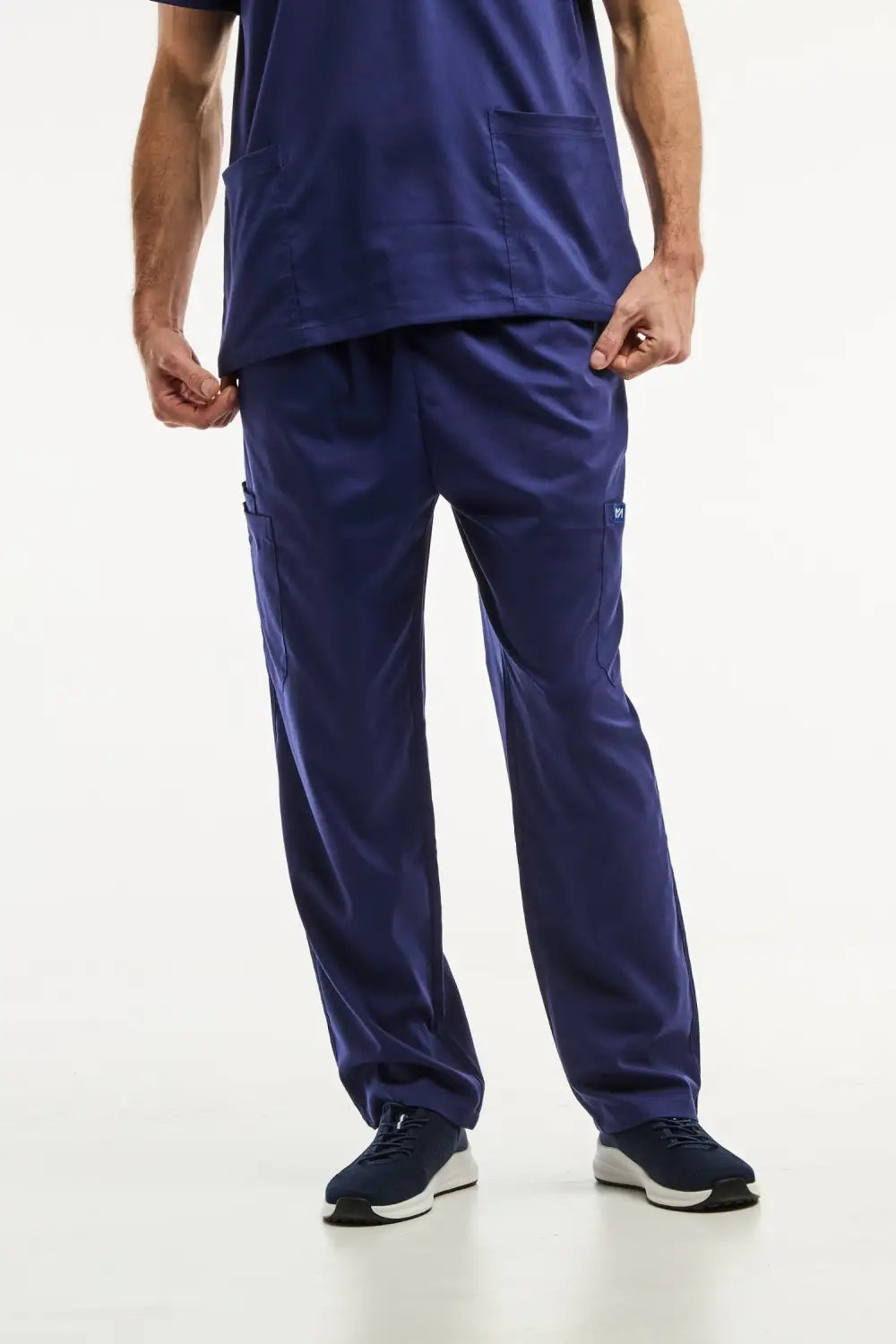 Aelin LUCA pantalon médical homme bleu marine stretch