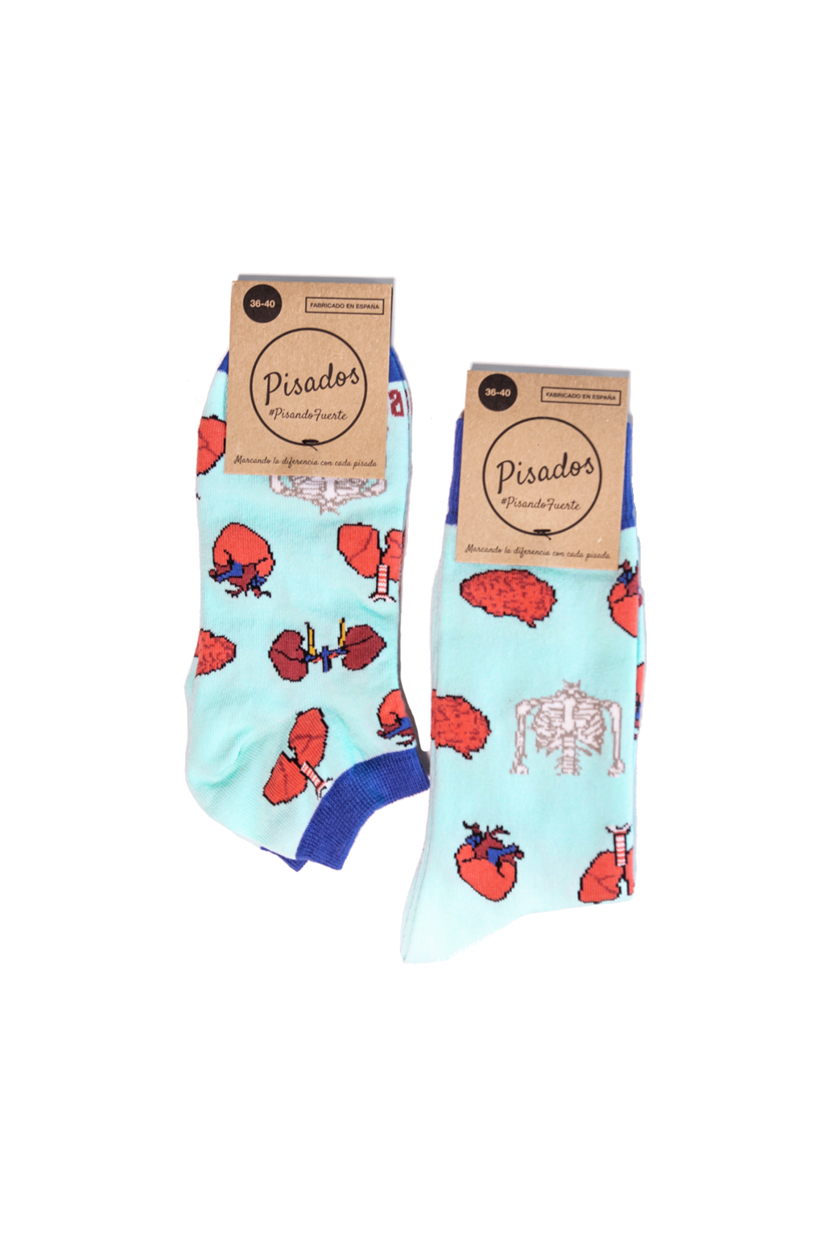 Enfermania Ropa Anatomía chaussettes organes taille 36-46