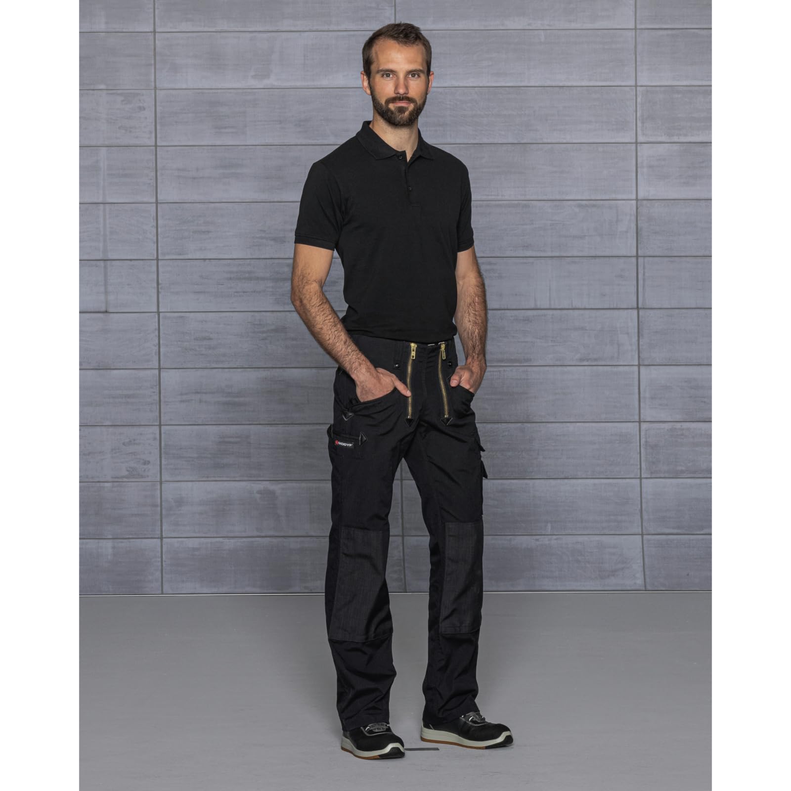 Würth MODYF Job+ polo noir L coupe ajustée