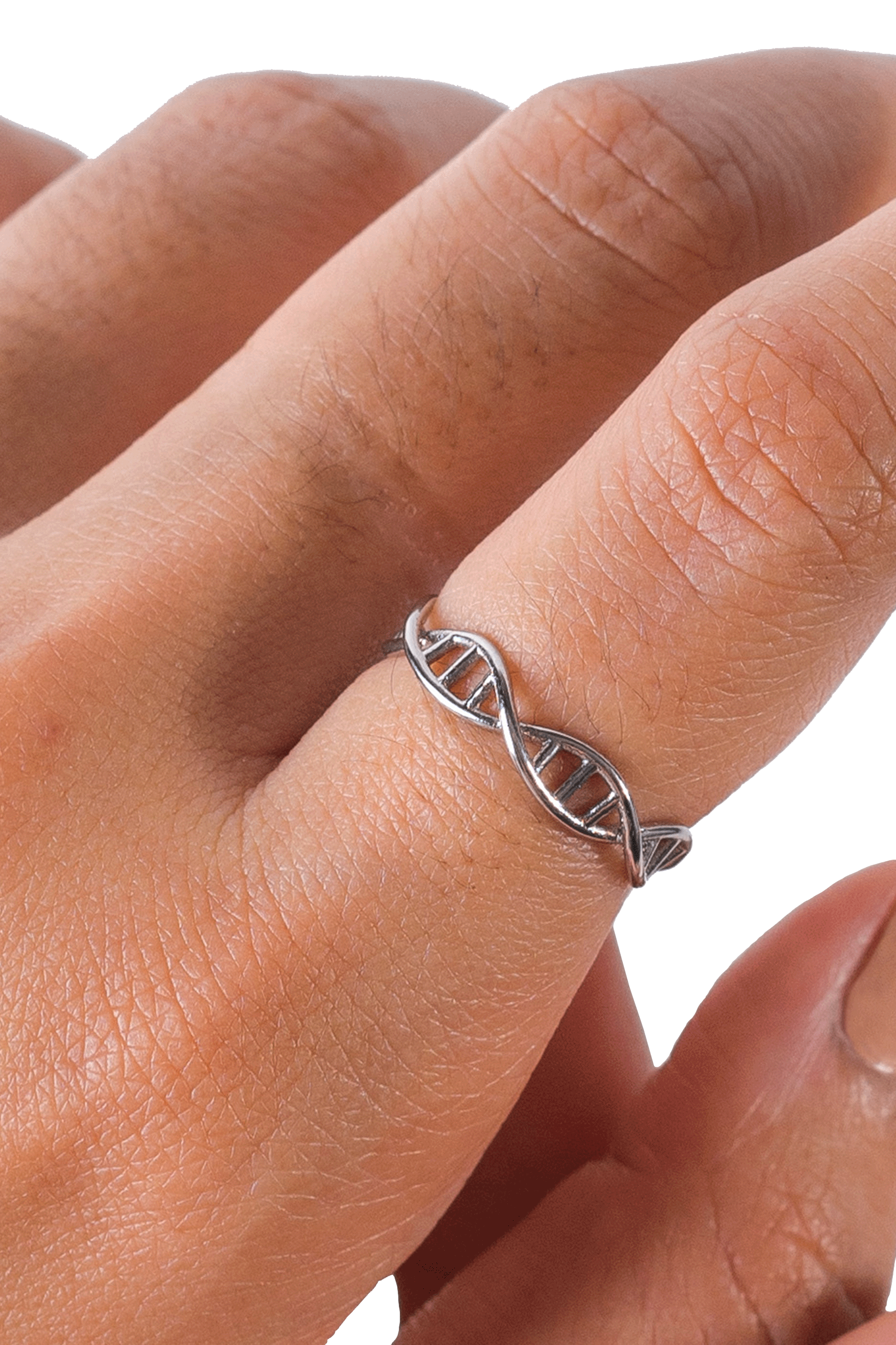 Enfermania Accesorios ADN bague acier taille S argent