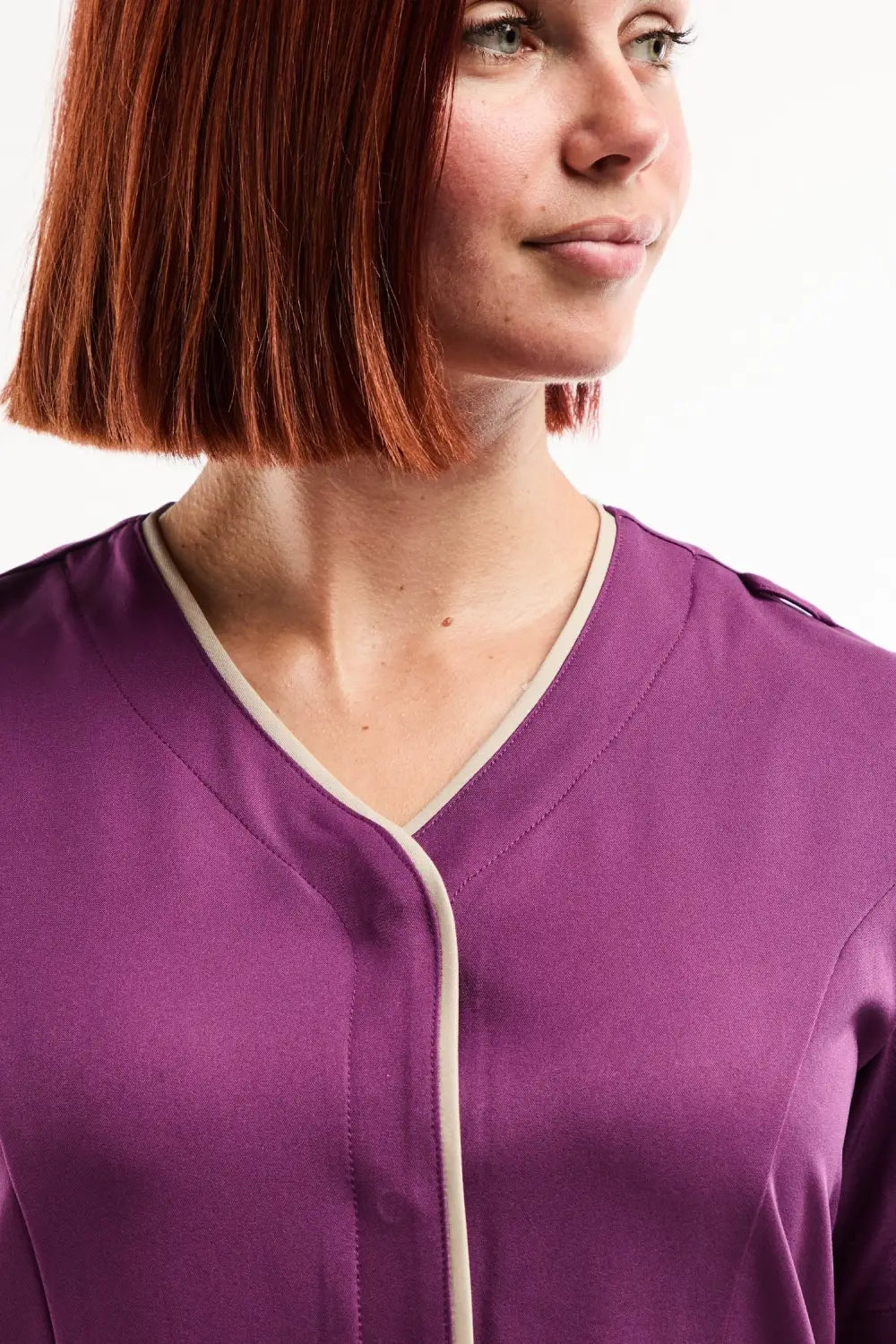 Aelin Serena Blouse Médicale Femme Violet stretch