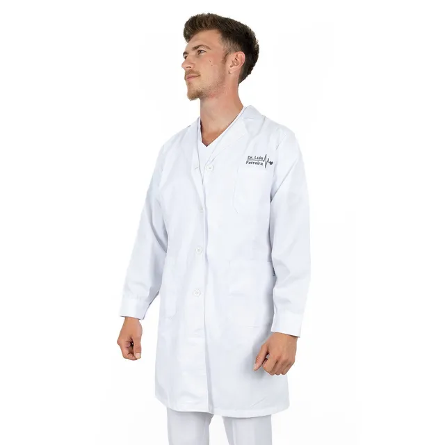 Enfermania Ropa blouse médicale blanche unisexe sarga taille M