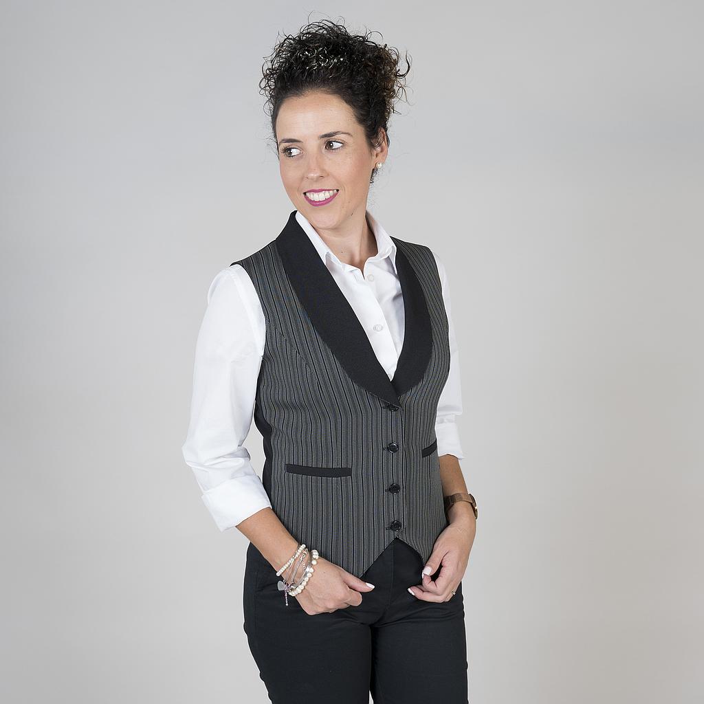 GARY'S Campero gilet femme raya campera polyester viscose