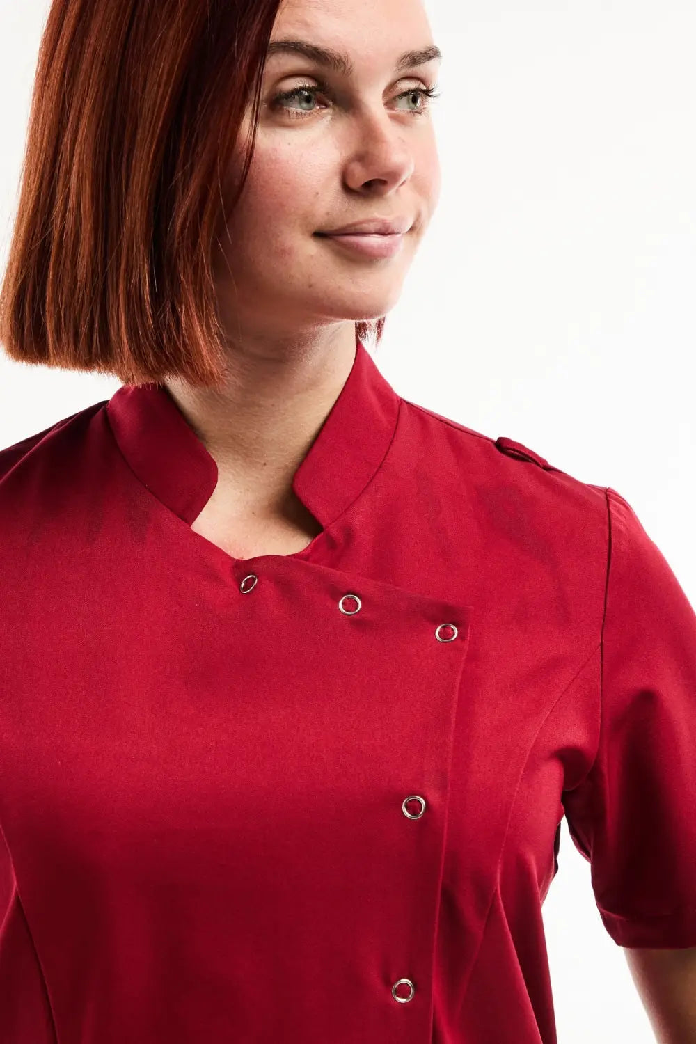 Aelin Aurelia blouse médicale femme bordeaux stretch
