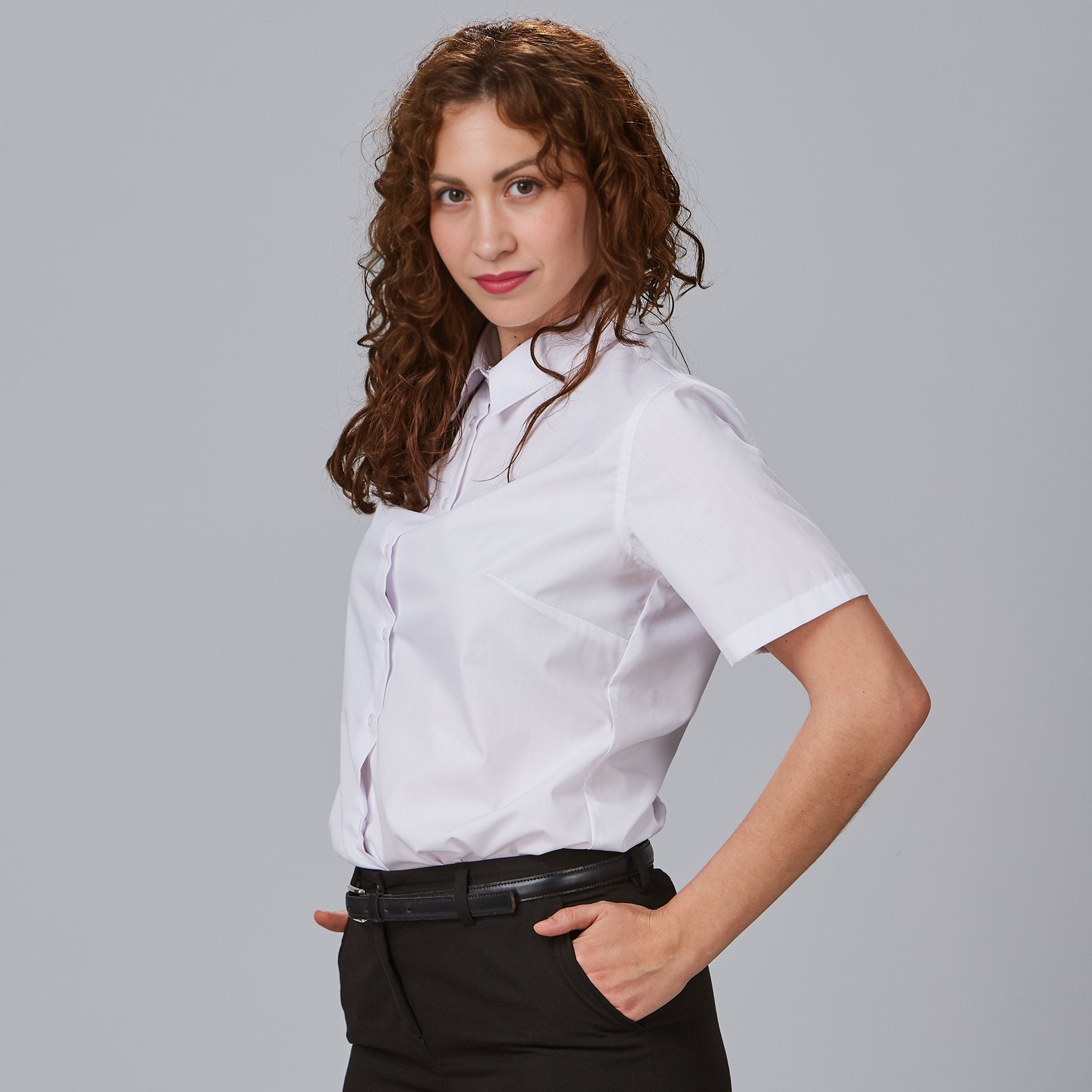 Gary's Shirts 40003 chemise femme manches courtes noire