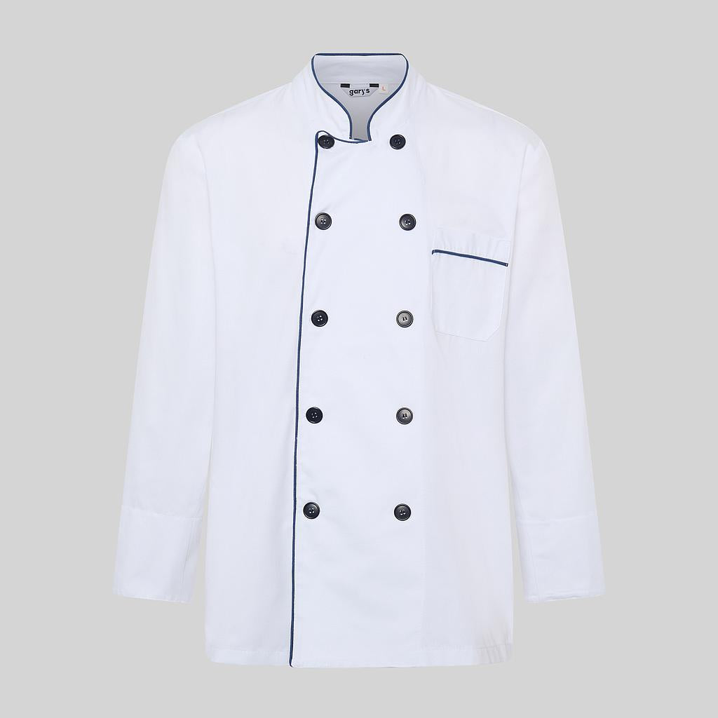GARY'S Jackets veste cuisine mixte noire manches longues