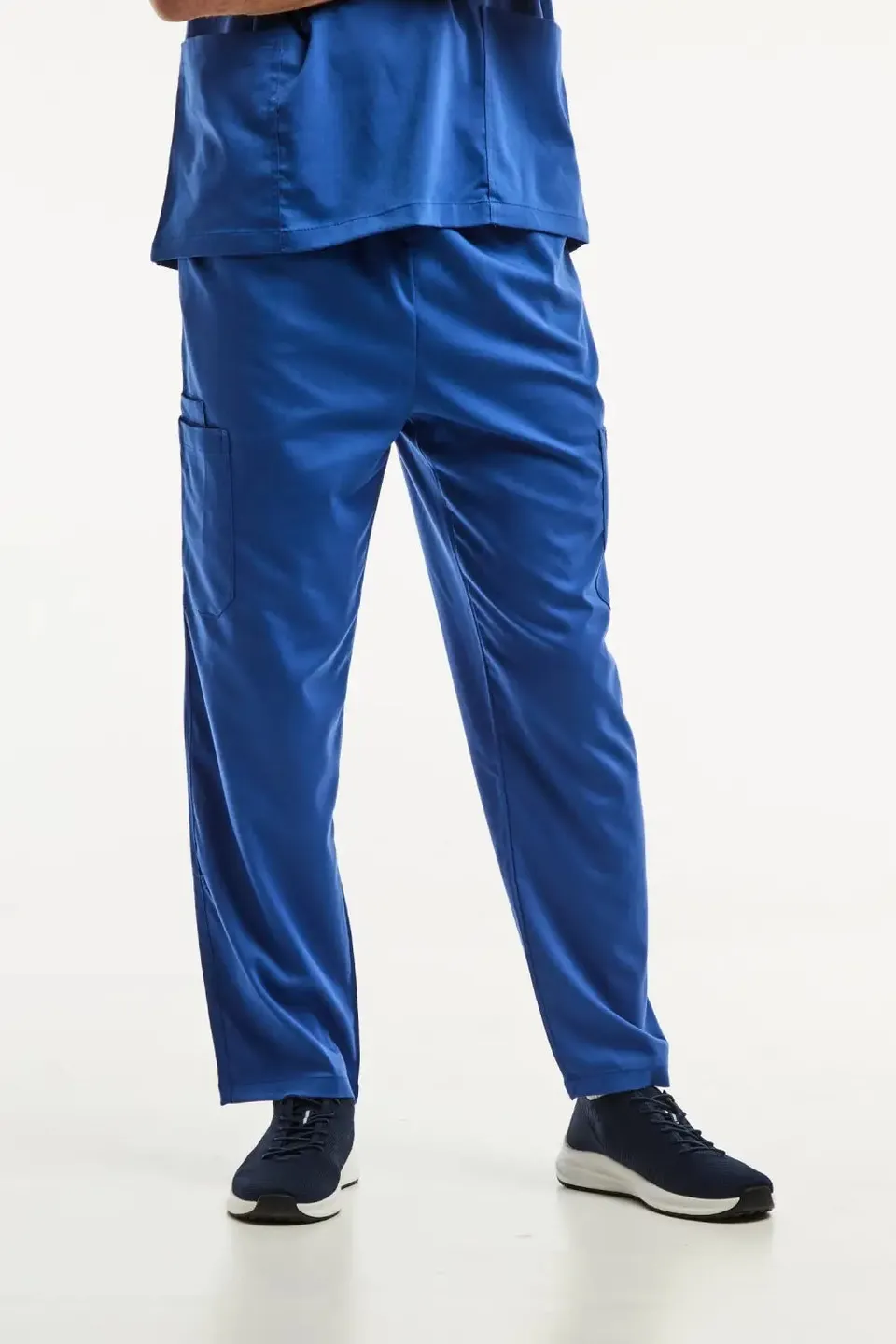Aelin Luca pantalon médical homme bleu roi stretch