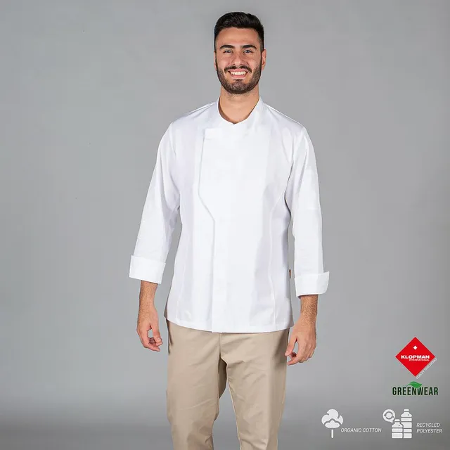 Gary's Haro veste cuisinier blanche unisexe recyclée taille M