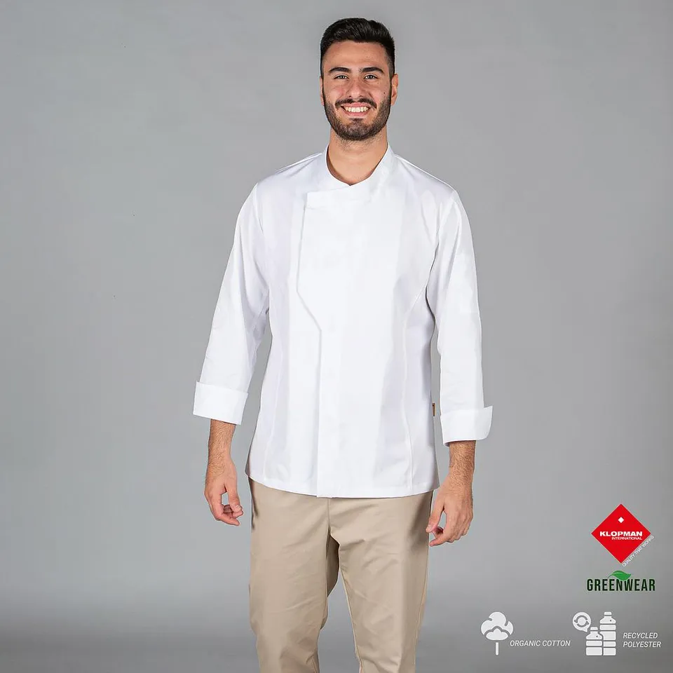 Gary's Haro veste cuisinier blanche unisexe recyclée taille M