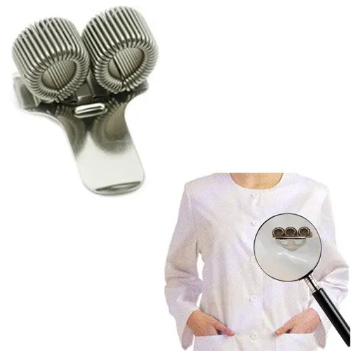Enfermania clip porte-stylos poche 2 ressorts métal
