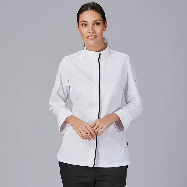 Gary's Medina veste cuisine femme noire cintrée respirante