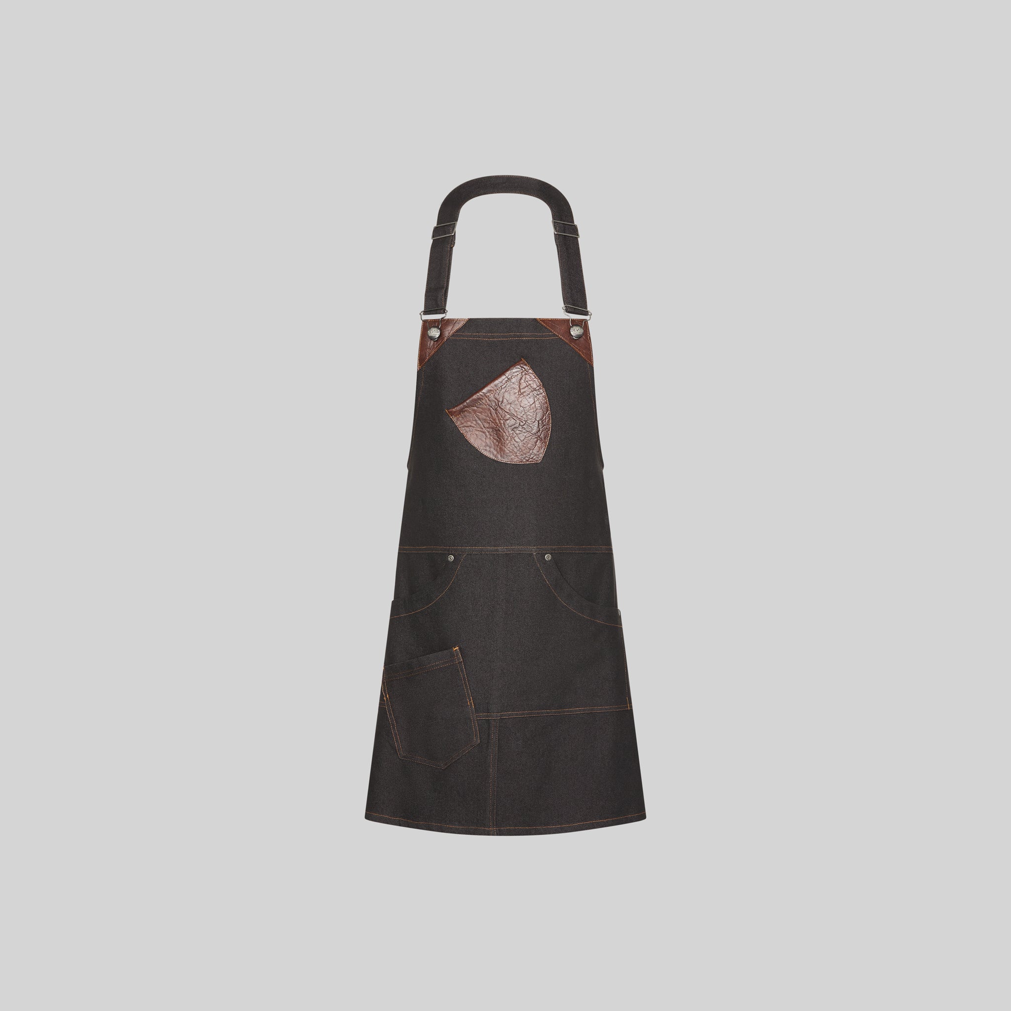 Gary's Tenere 74x80 Tablier Bavette Denim Noir