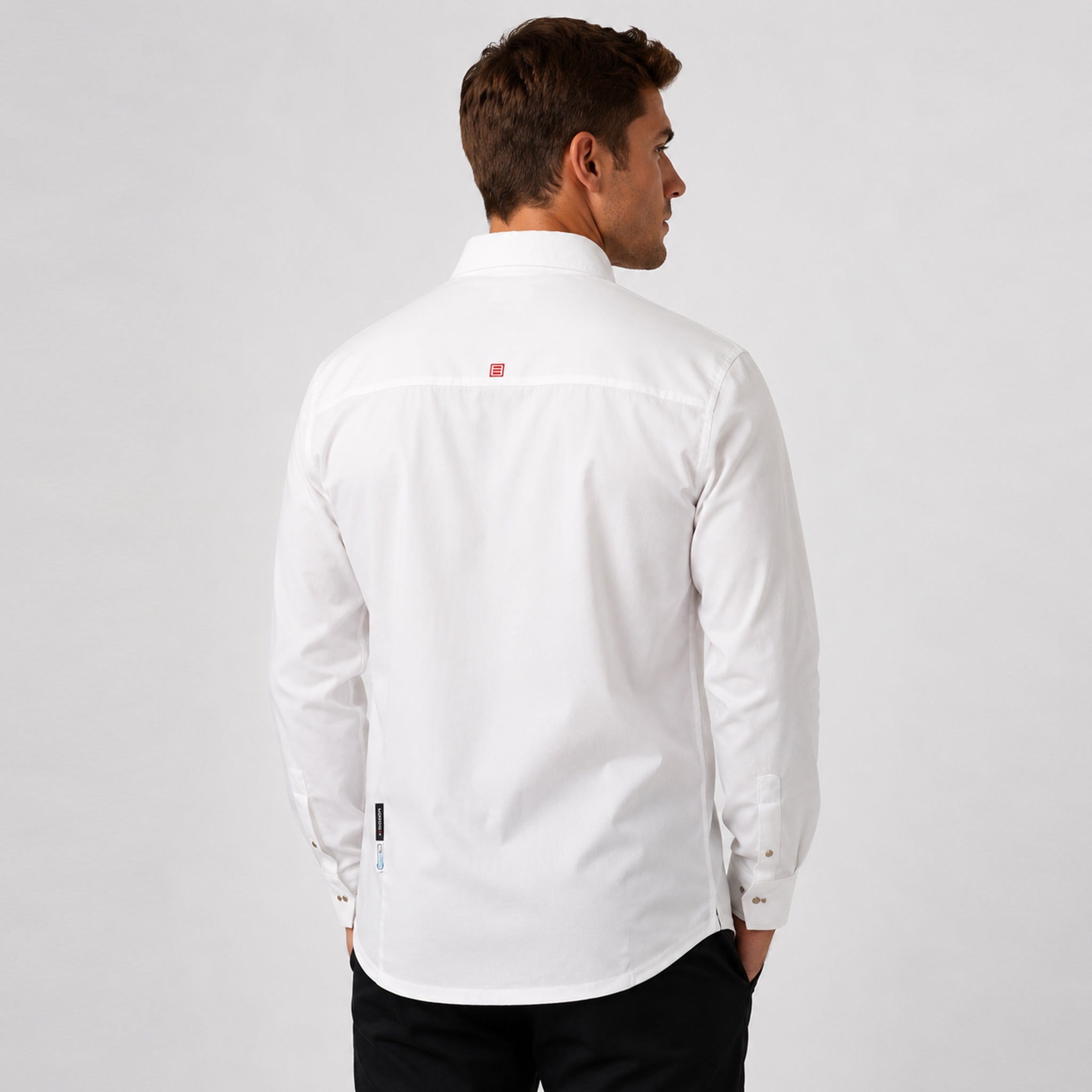 GARY'S Forseti veste de cuisine unisexe Coolmax noir / blanc