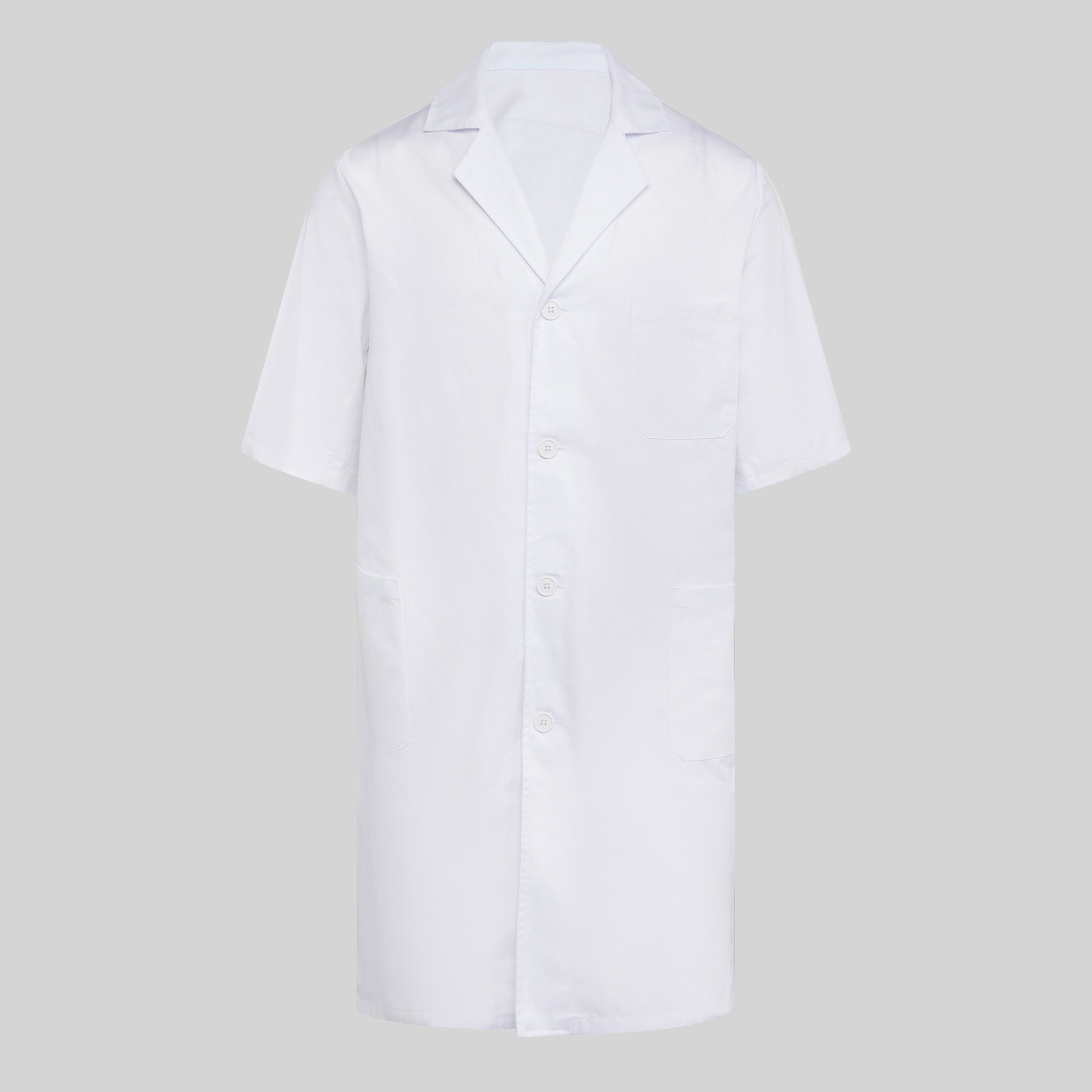 Gary's Robes blouse médicale blanche unisexe manches courtes