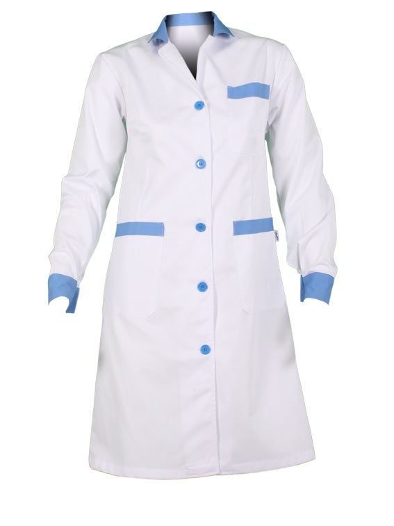 GARY'S blouse travail femme bleu marine M
