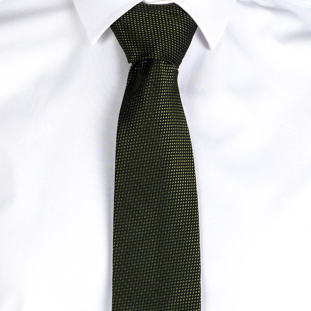 GARY'S Add-Ons cravate sans nœud jacquard noire