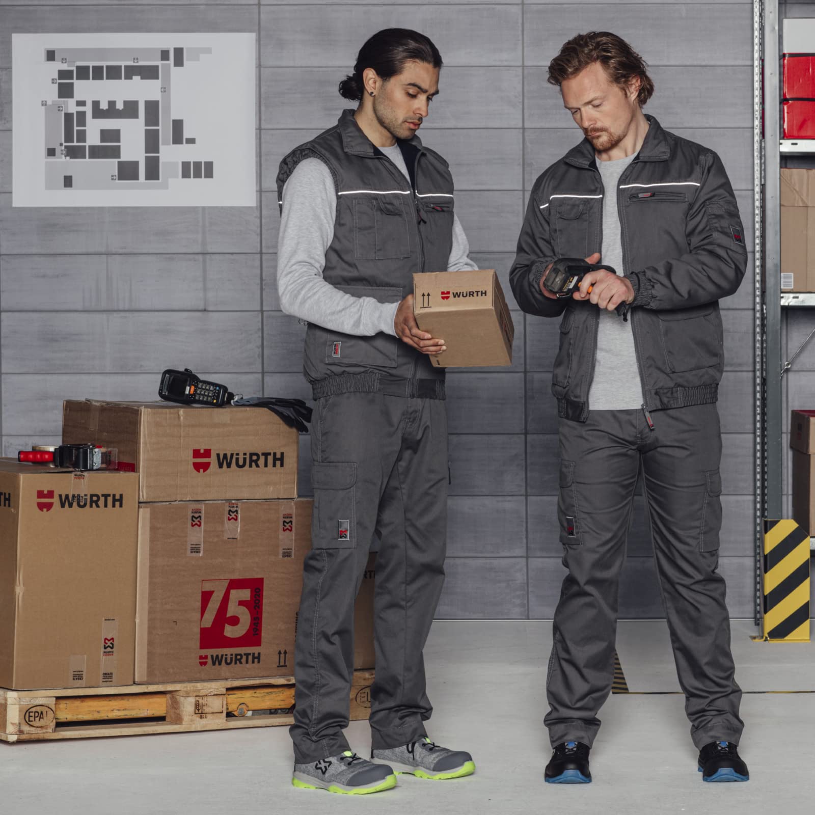 Würth MODYF Classic gilet travail matelassé gris