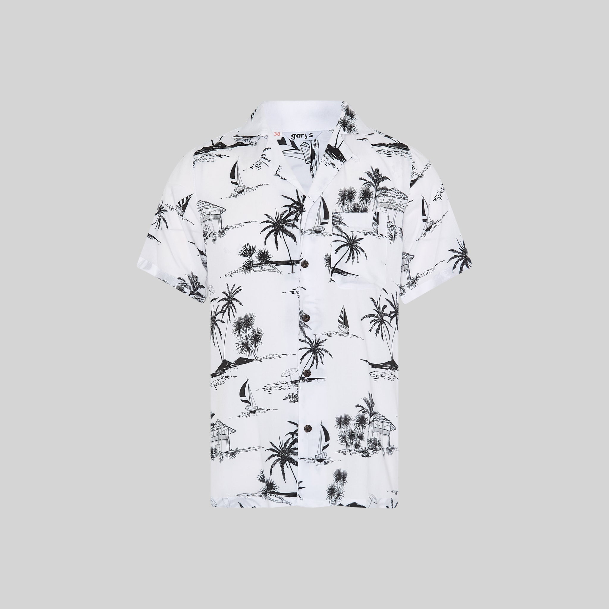 Gary's Shirts Hawai chemise homme 1126 Tucan viscose