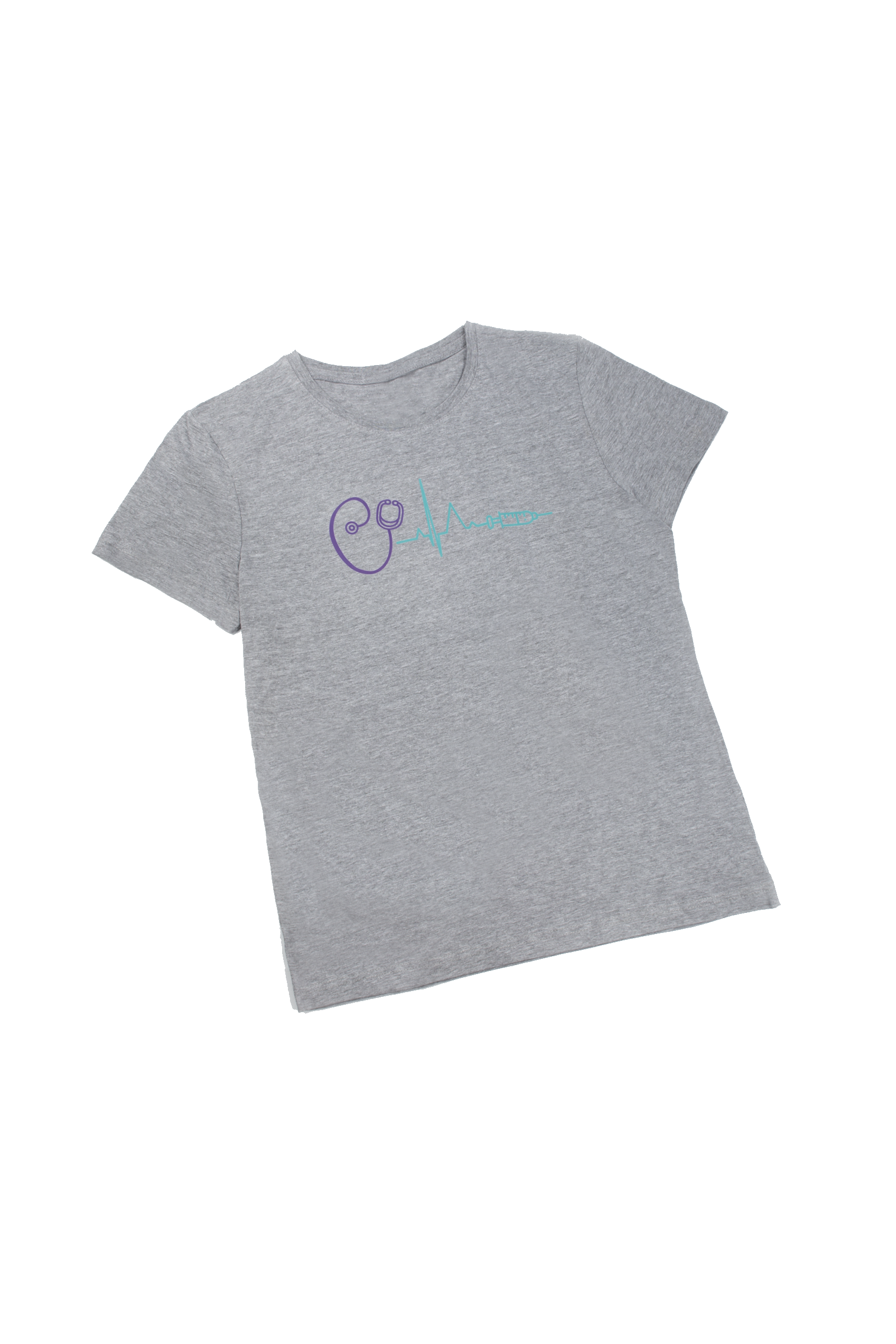 Enfermania Gris t-shirt femme coton Gris taille M