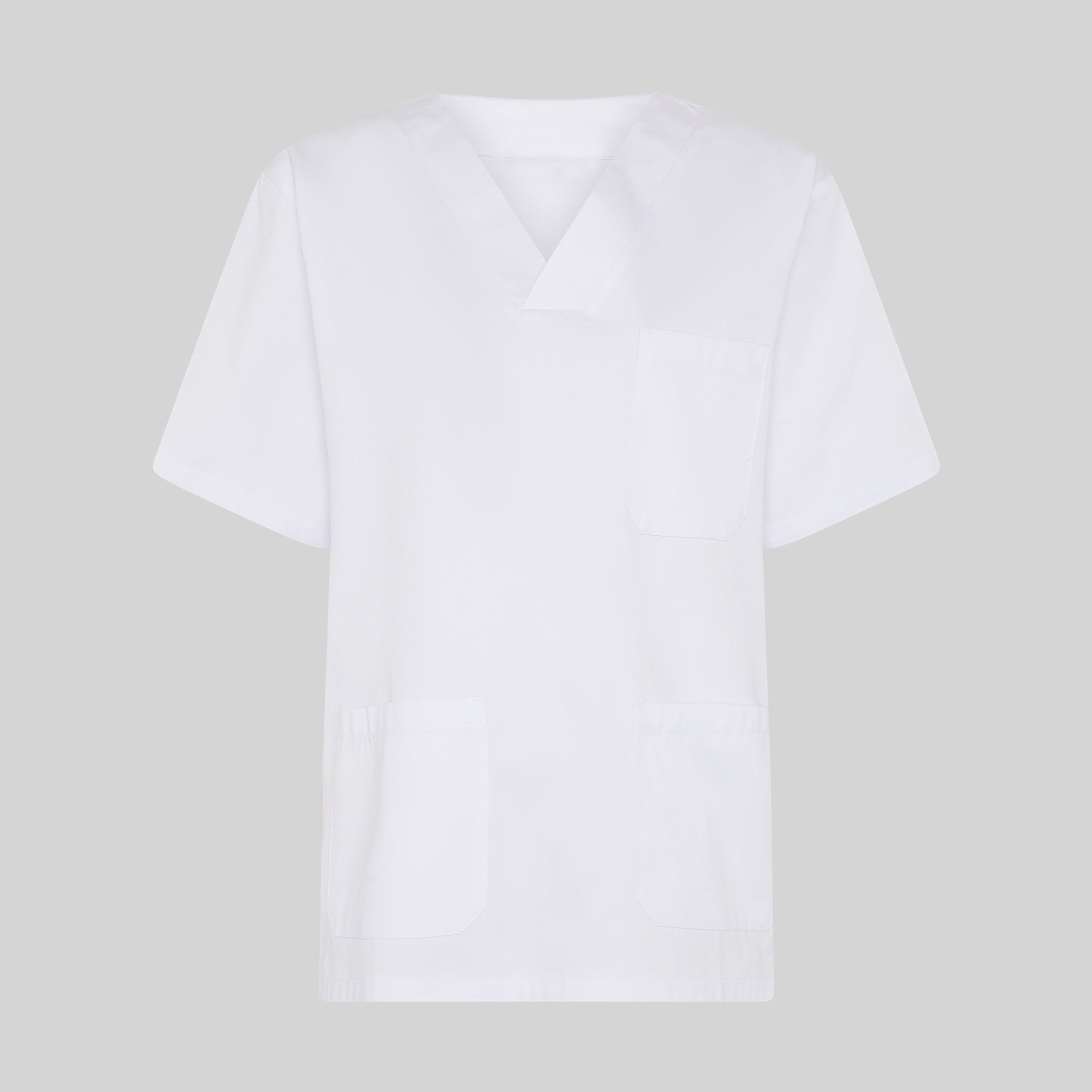 GARY'S blouse médicale blanche M col V unisexe