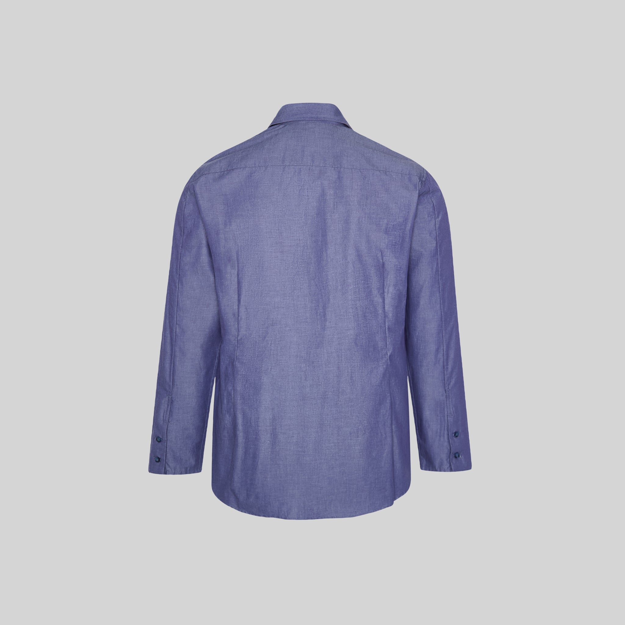 Gary's Davide chemise homme slim bleu marine 2 poches manches longues